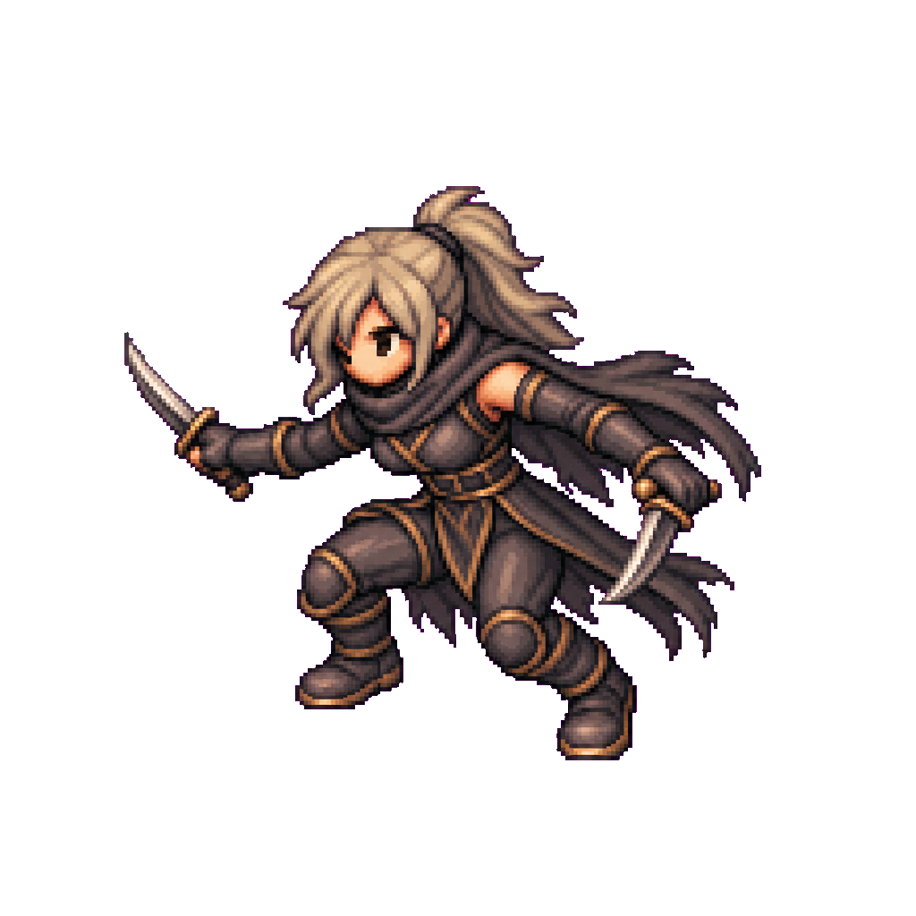 Mistblade Assassin · idle animation