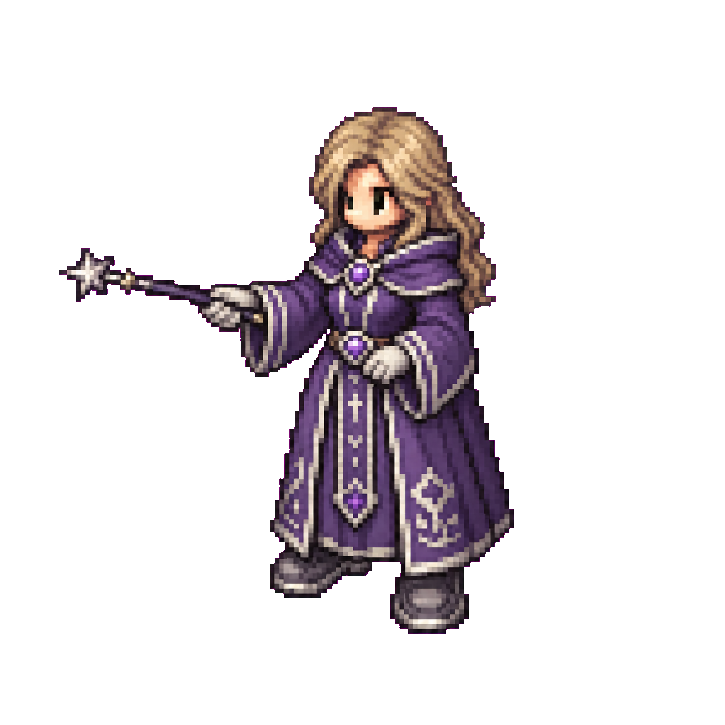 Selene Starward Mage · idle animation