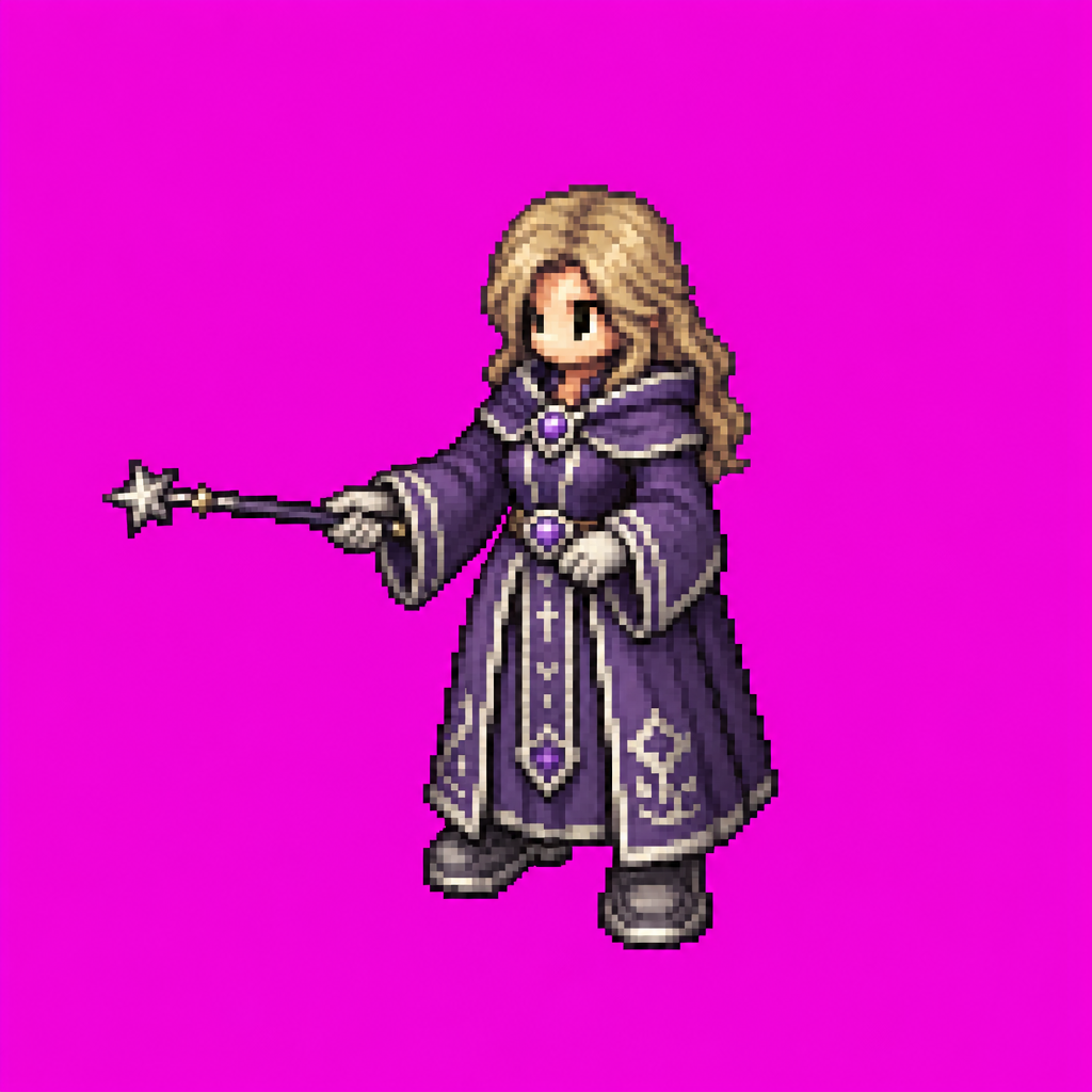 Selene Starward Mage · idle animation · frames/03/raw/source.png