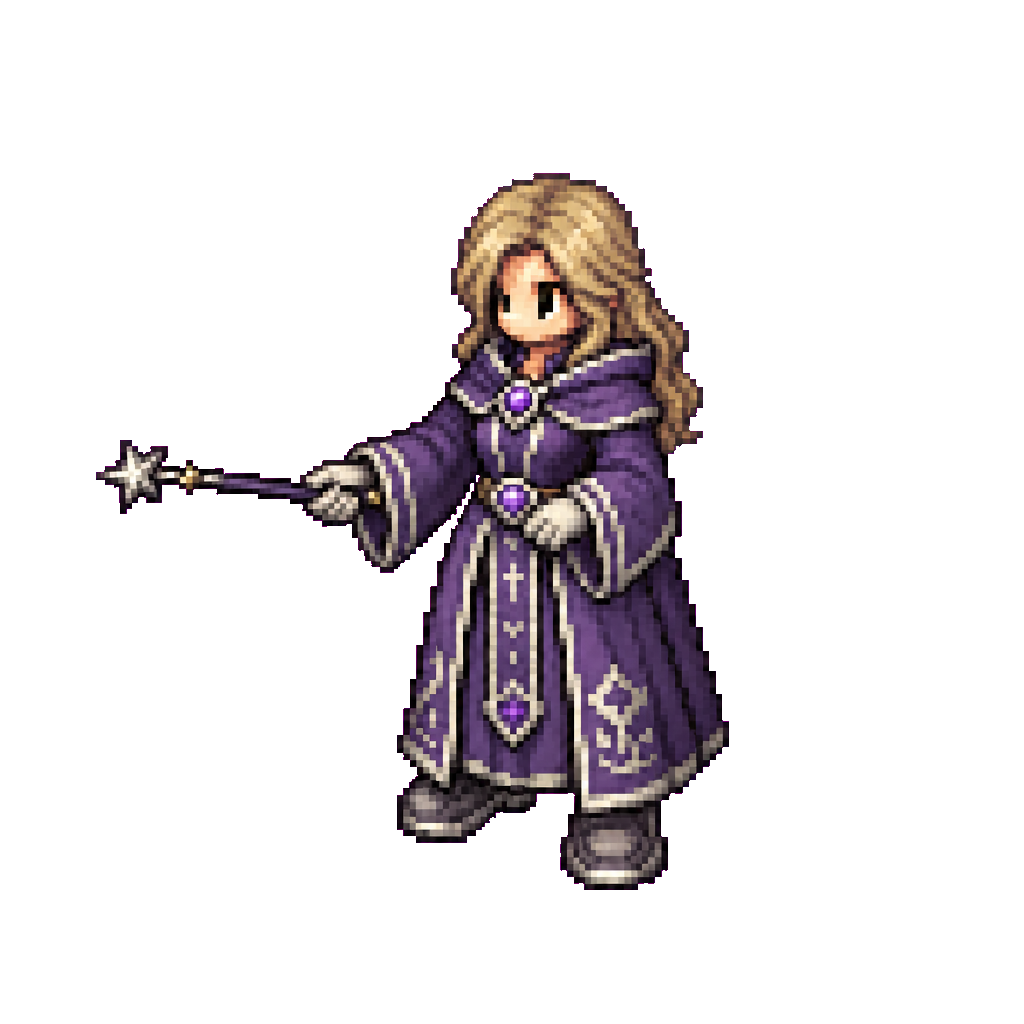 Selene Starward Mage · idle animation