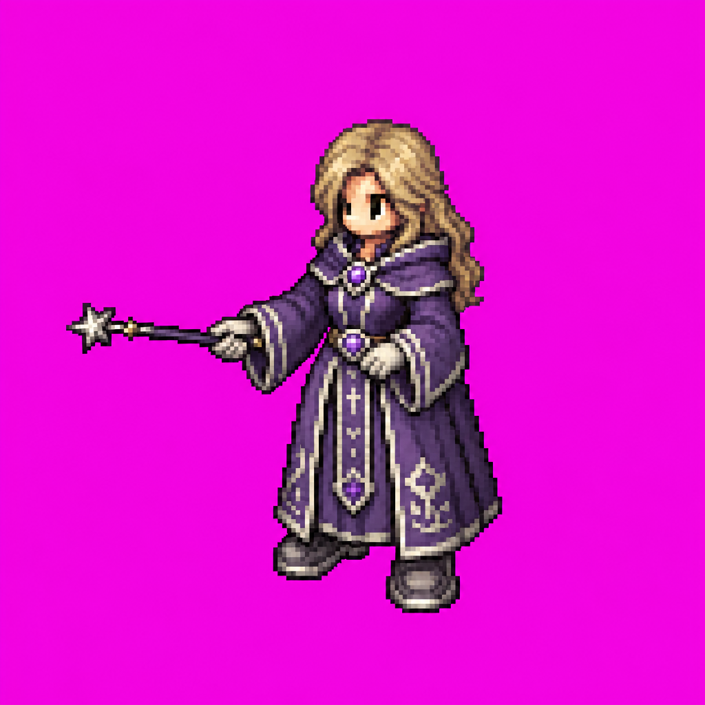 Selene Starward Mage · idle animation · frames/04/raw/source.png