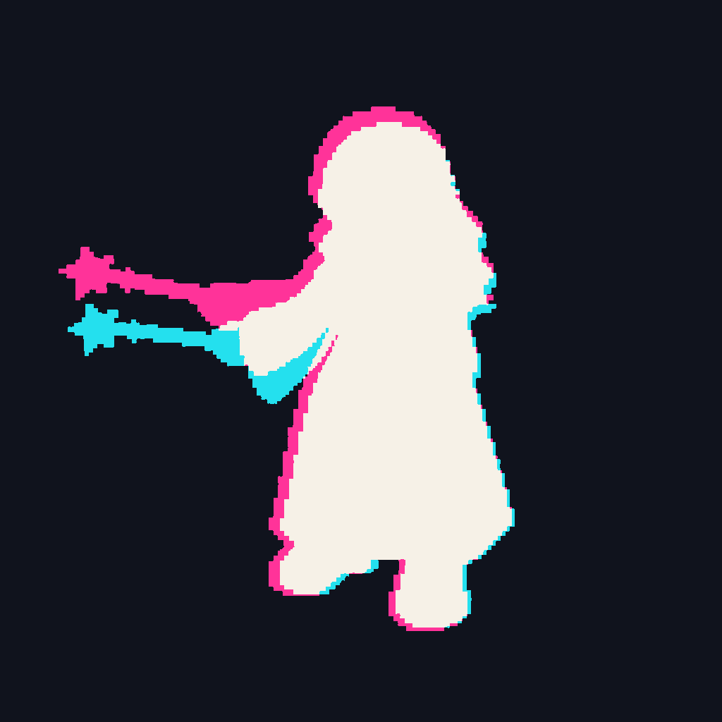 Selene Starward Mage · idle animation · review/onion-audit/adjacent-f02-f03.png