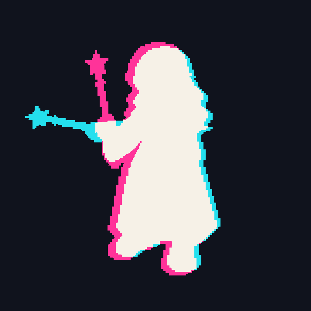 Selene Starward Mage · idle animation · review/onion-audit/f1-to-f06.png