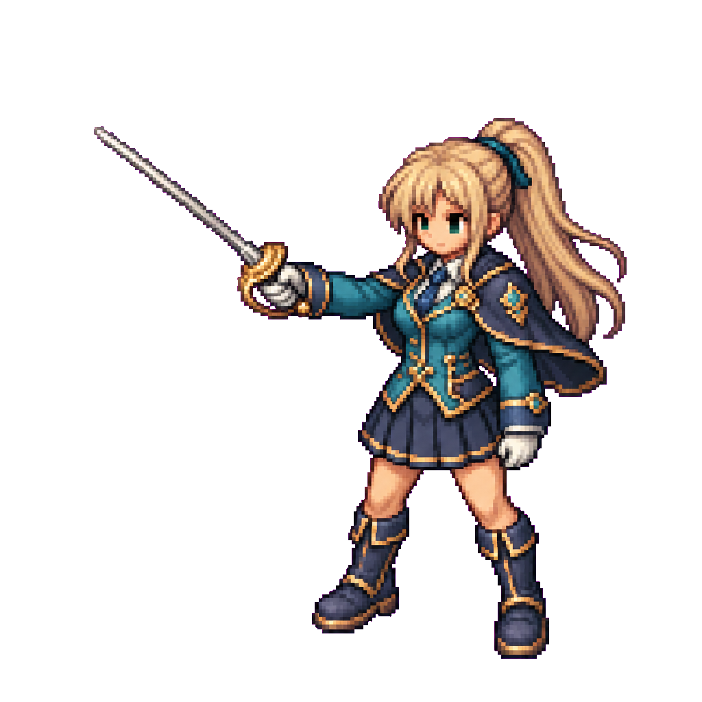 Aerwyn Academy Wind Duelist · idle animation · derived/dense-body-f1-root-lock-v4/frames/12/final/sprite.png