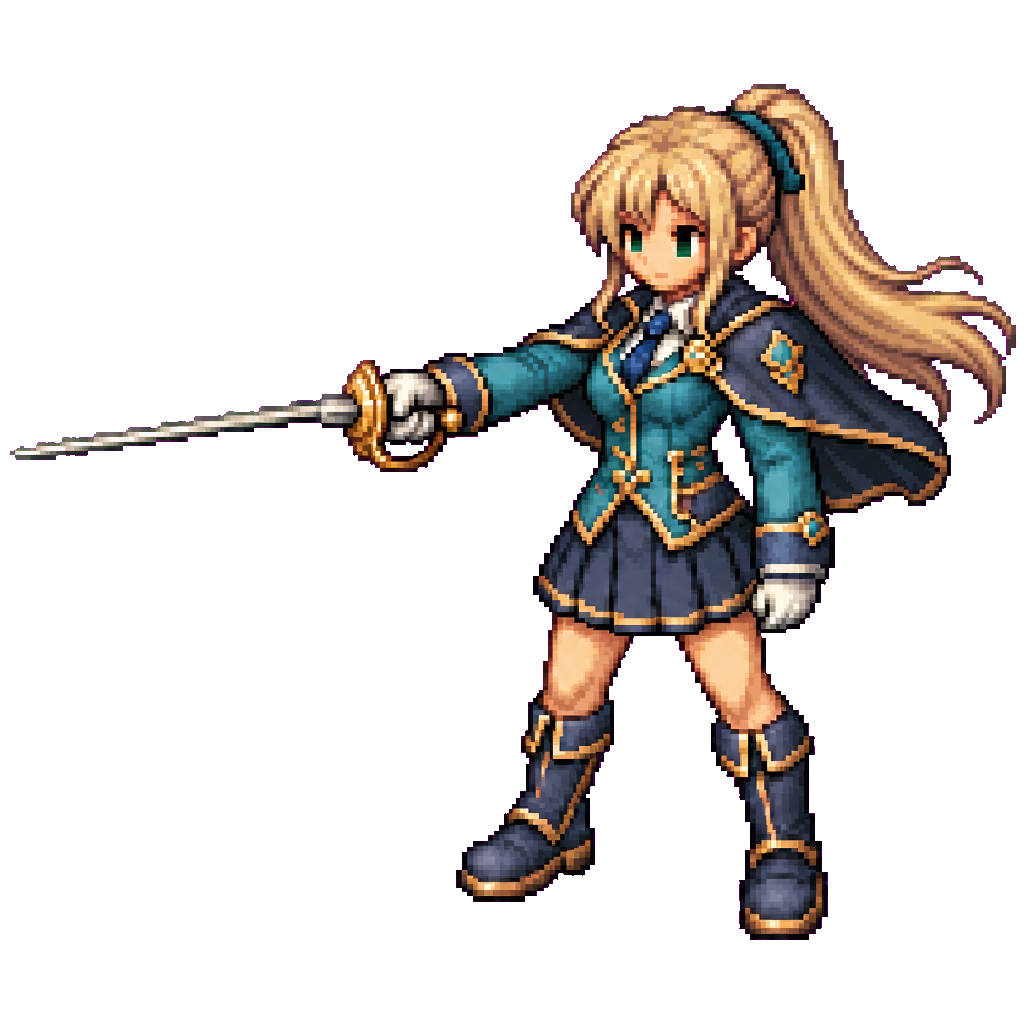Aerwyn Academy Wind Duelist · idle animation · derived/sequence-envelope-foot-root-lock-v3/frames/06/final/sprite.png