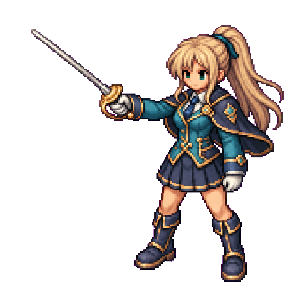 Aerwyn Academy Wind Duelist · idle animation · derived/sequence-envelope-foot-root-lock-v3/frames/12/final/sprite.png