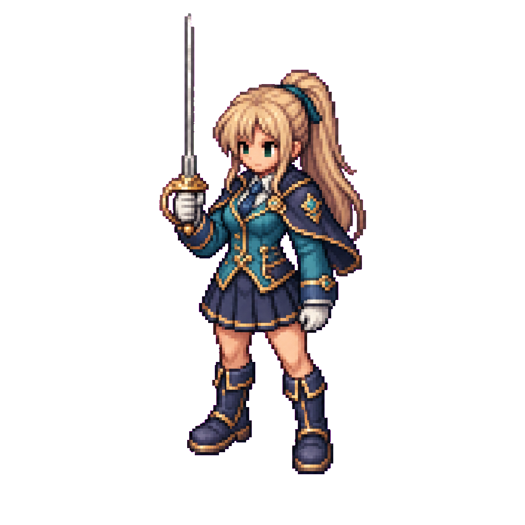 Aerwyn Academy Wind Duelist · idle animation · frames/01/final/sprite.png