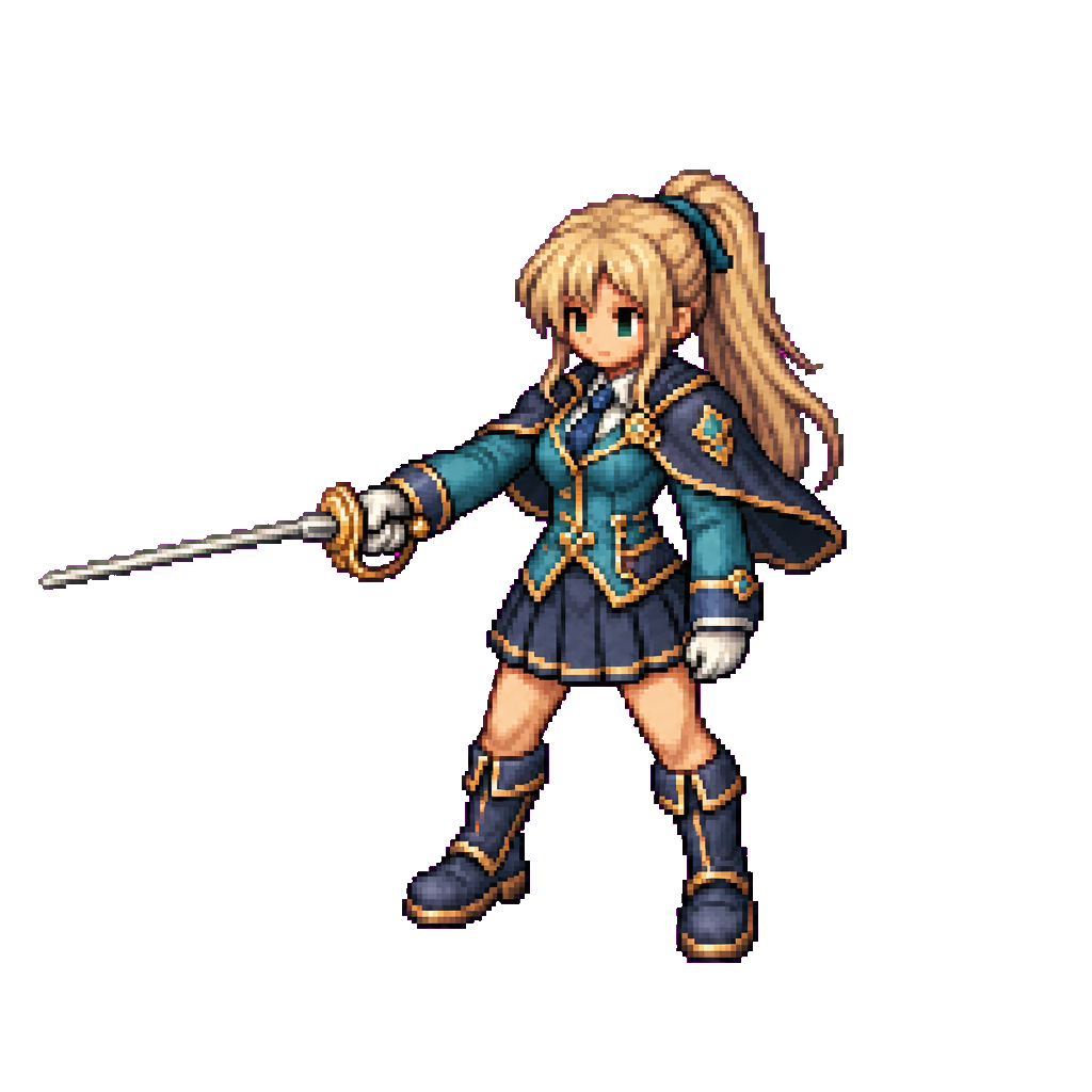 Aerwyn Academy Wind Duelist · idle animation