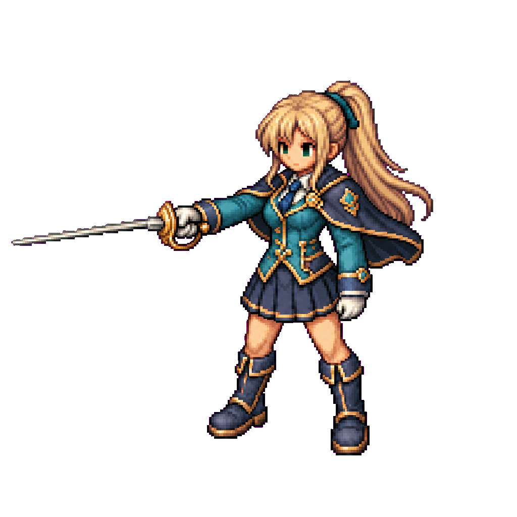 Aerwyn Academy Wind Duelist · idle animation