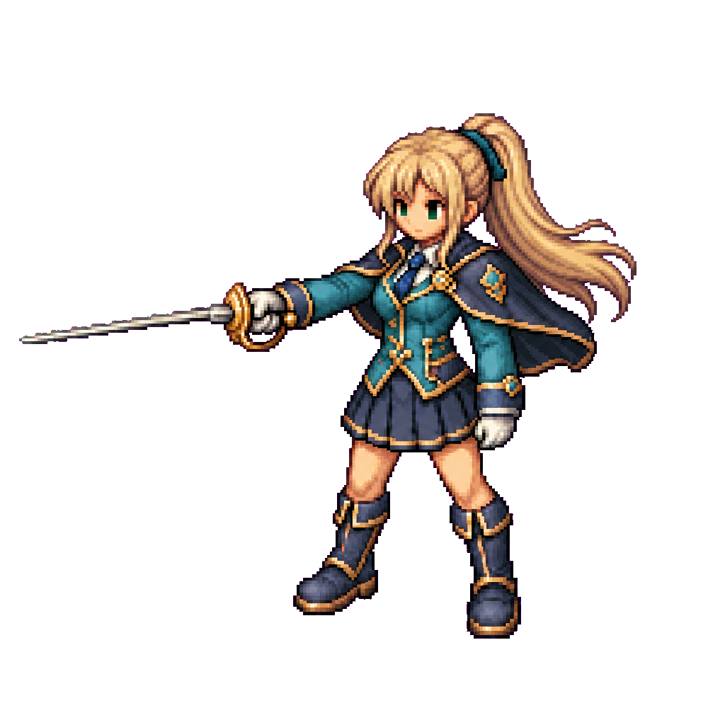Aerwyn Academy Wind Duelist · idle animation