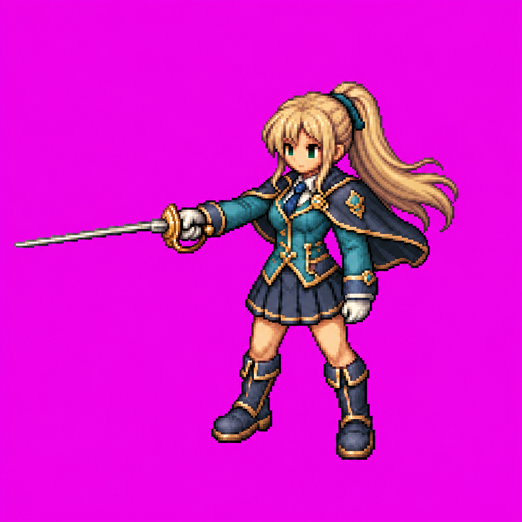 Aerwyn Academy Wind Duelist · idle animation · frames/08/raw/source.png