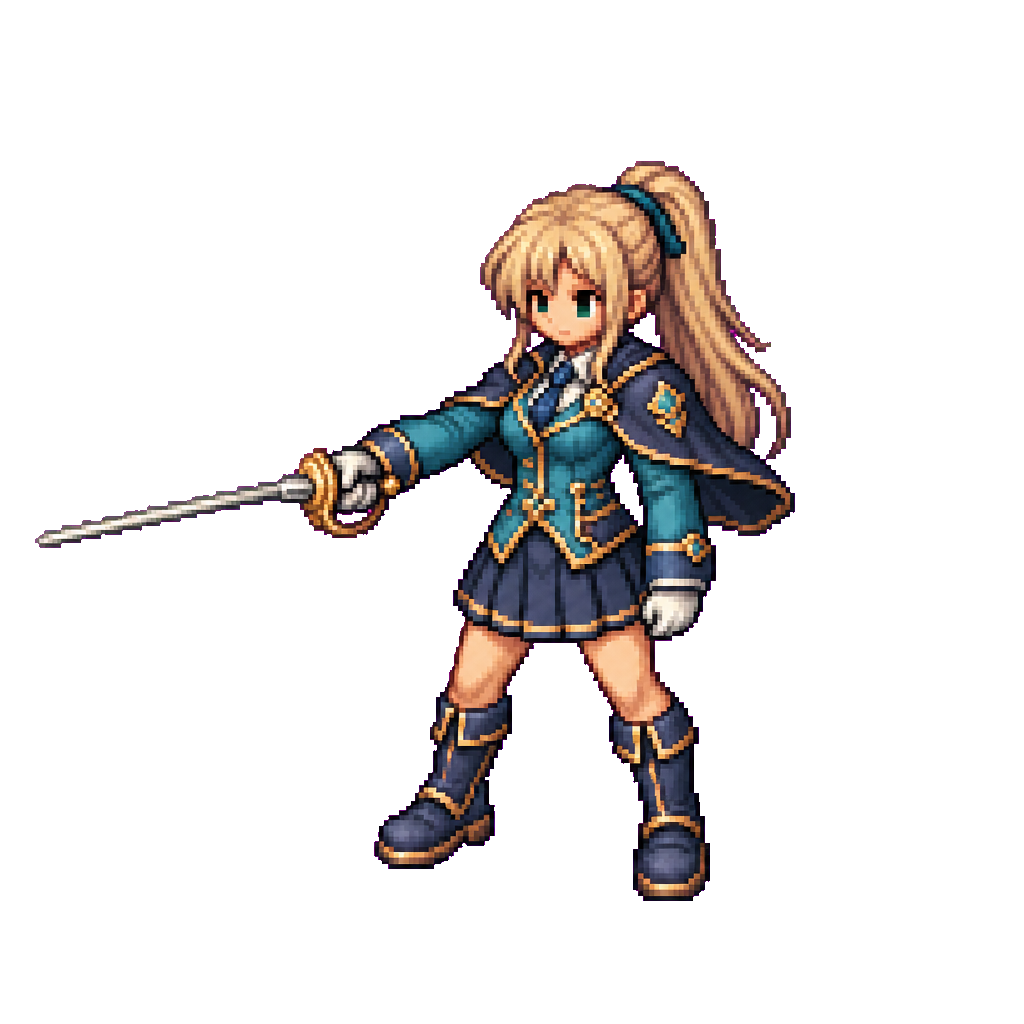 Aerwyn Academy Wind Duelist · idle animation