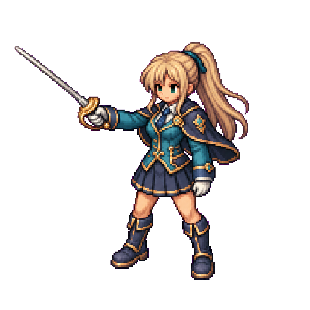 Aerwyn Academy Wind Duelist · idle animation