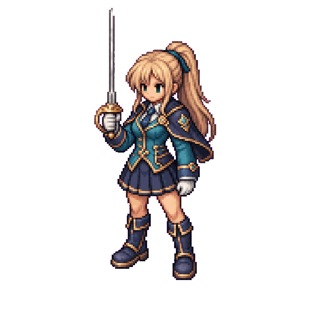 Aerwyn Academy Wind Duelist · idle animation