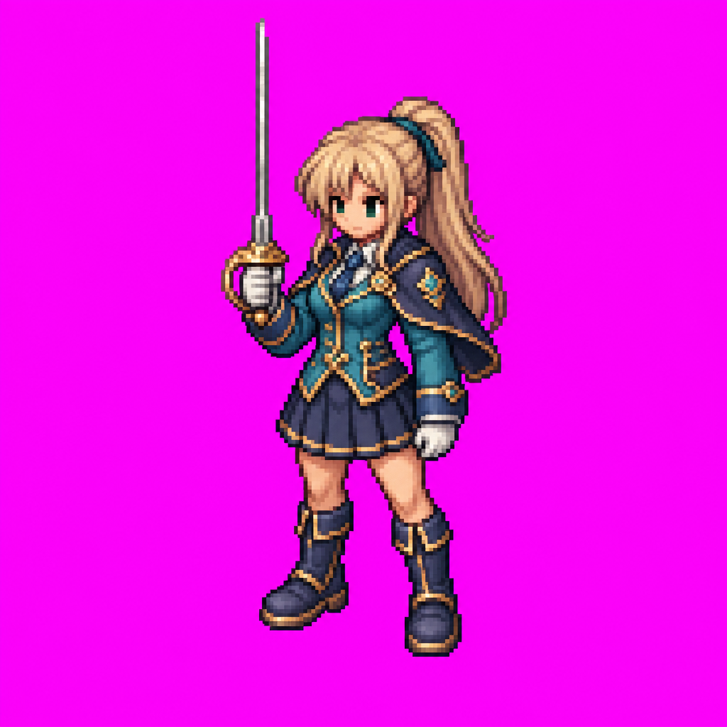Aerwyn Academy Wind Duelist · idle animation