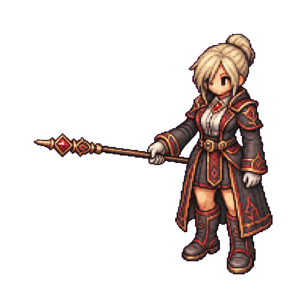 Vespera Academy Rune Pointer · idle animation · derived/dense-body-f1-root-lock-v4/frames/03/final/sprite.png