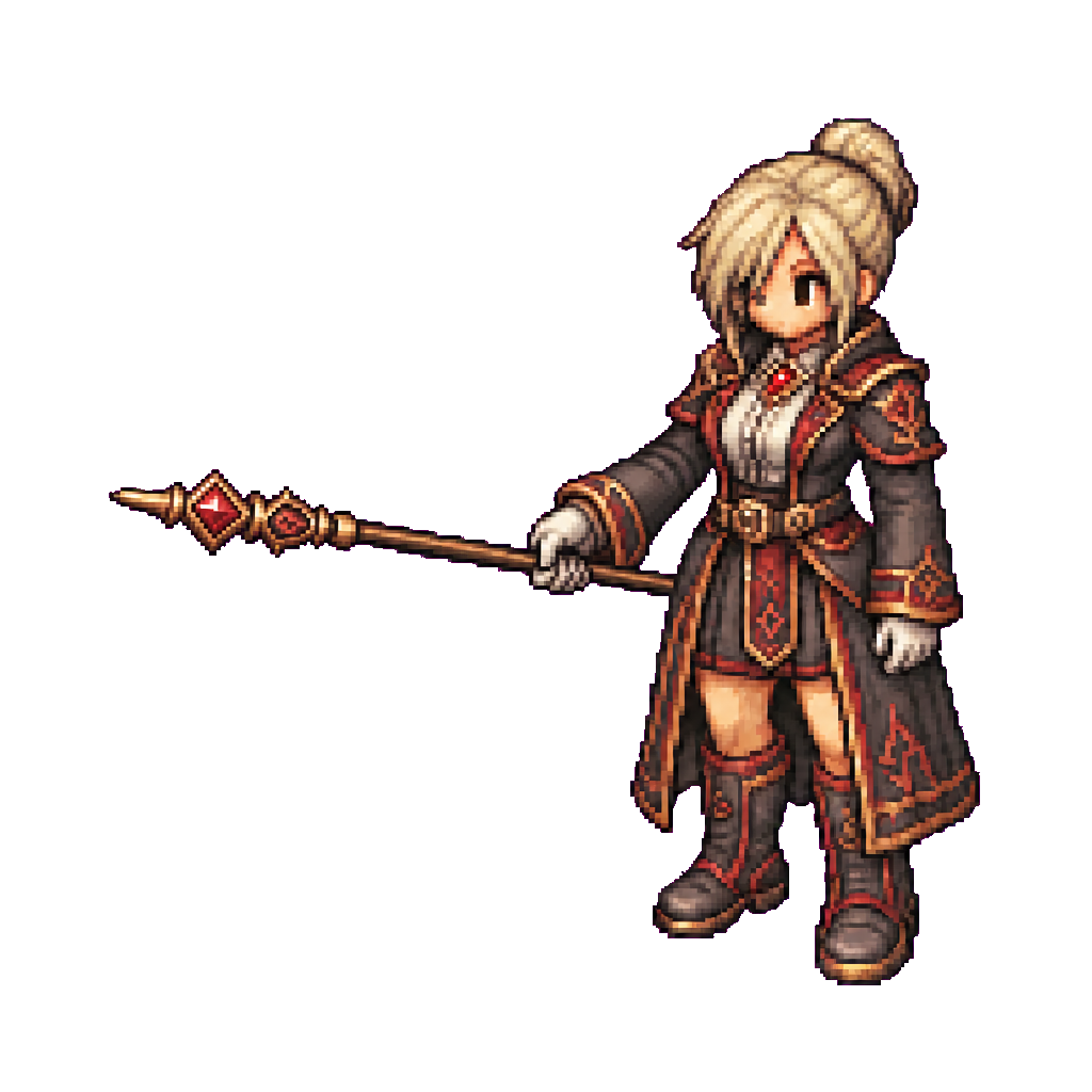 Vespera Academy Rune Pointer · idle animation · derived/dense-body-f1-root-lock-v5/frames/04/final/sprite.png