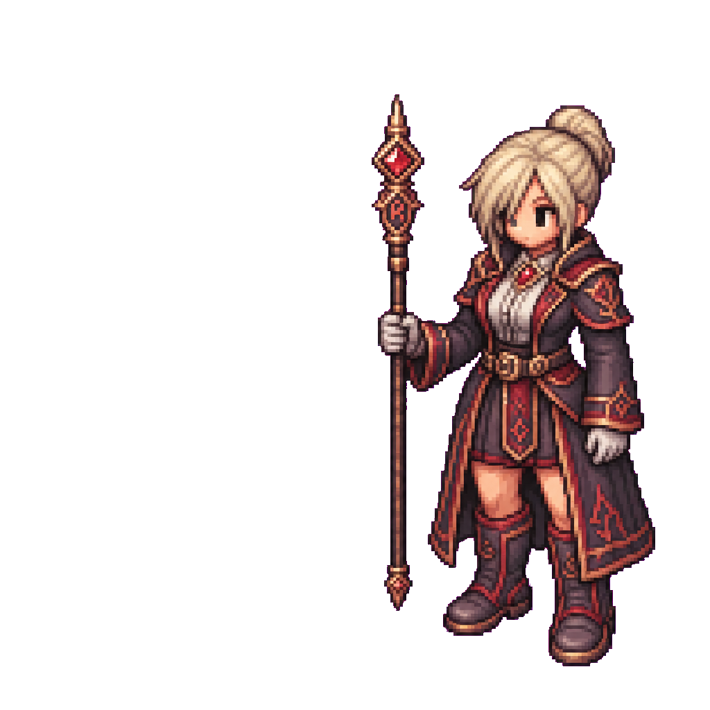 Vespera Academy Rune Pointer · idle animation · derived/sequence-envelope-foot-root-lock-v3/frames/01/final/sprite.png