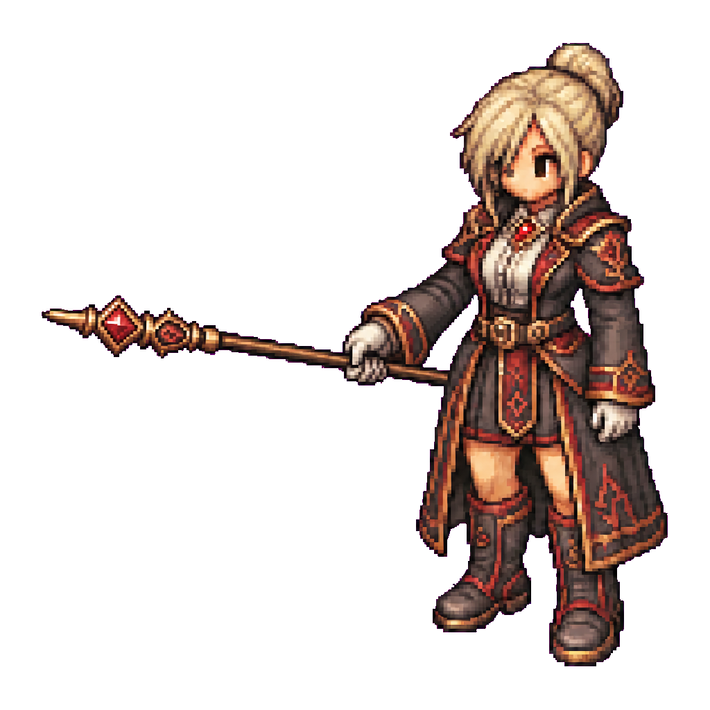 Vespera Academy Rune Pointer · idle animation · derived/sequence-envelope-foot-root-lock-v3/frames/04/final/sprite.png