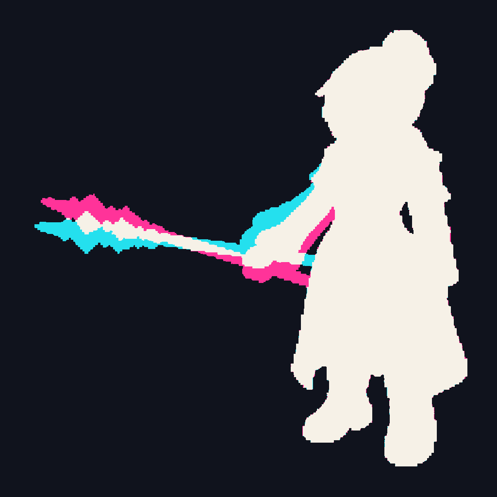 Vespera Academy Rune Pointer · idle animation · derived/sequence-envelope-foot-root-lock-v3/review/onion-audit/adjacent-f02-f03.png