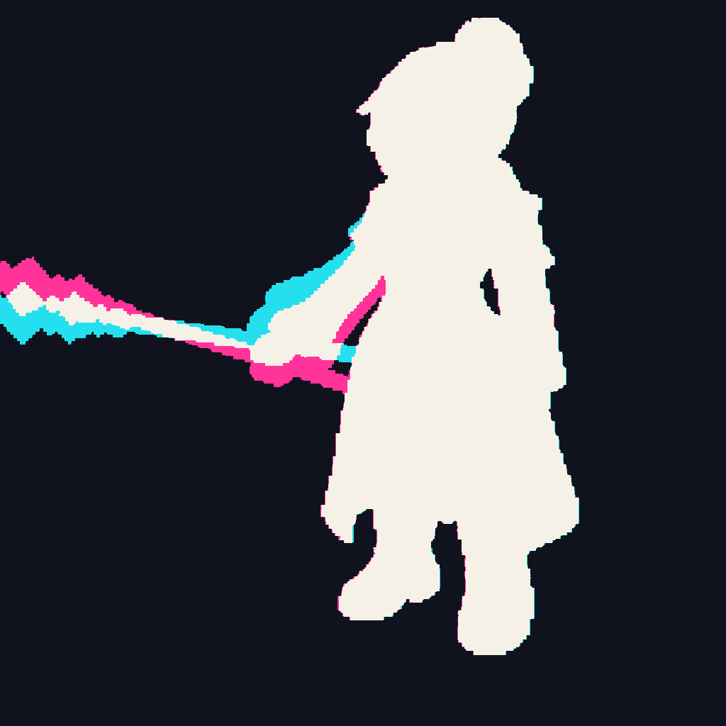 Vespera Academy Rune Pointer · idle animation · derived/uniform-scale-root-lock-v1/review/onion-audit/adjacent-f02-f03.png