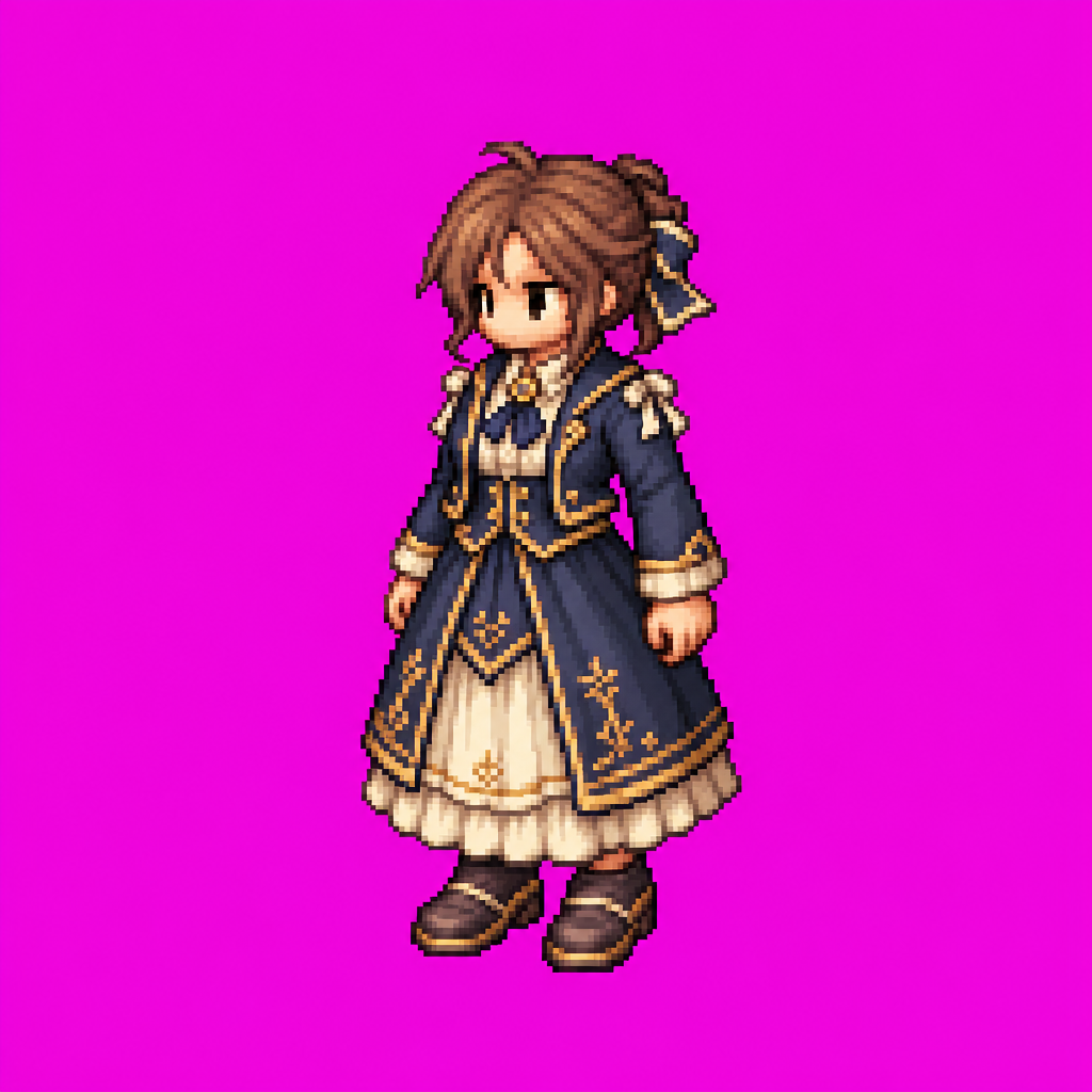 Larkspur Academy Rune Attendant · idle animation · frames/02/raw/source.png
